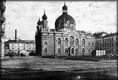 synagoga před dokončením