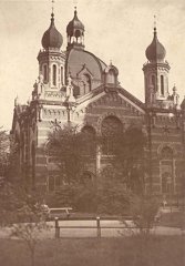 historické foto synagogy