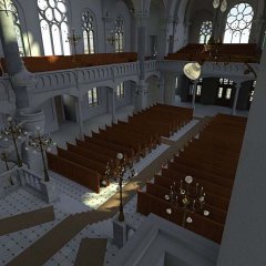 vizualizace synagogy