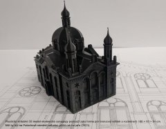 model synagogy pro bromzový odlitek