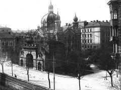 historické foto synagogy