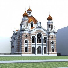 vizualizace synagogy