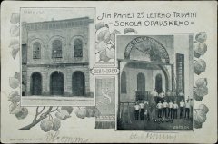 historické foto synagogy