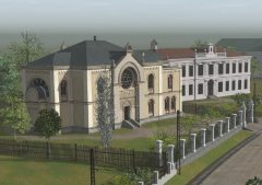 virtuální rekonstrukce synagogy