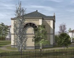 virtuální rekonstrukce synagogy