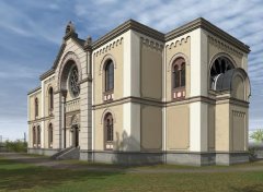 virtuální rekonstrukce synagogy