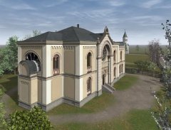 virtuální rekonstrukce synagogy