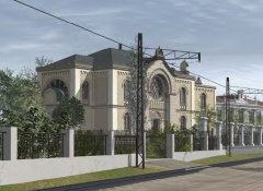 virtuální rekonstrukce synagogy