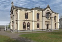 virtuální rekonstrukce synagogy
