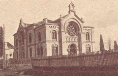 historické foto synagogy