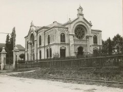 historické foto synagogy