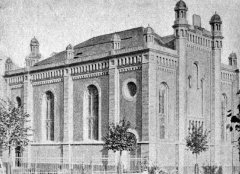 historické foto synagogy