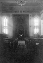 historické foto interiéru synagogy