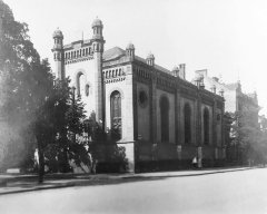 historické foto synagogy