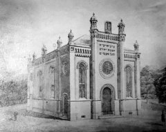 obraz s námětem synagogy