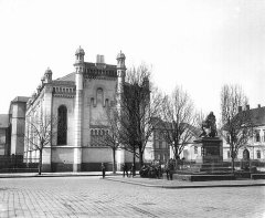 historické foto synagogy 