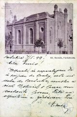 historické foto synagogy