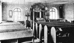 historické foto interiéru synagogy