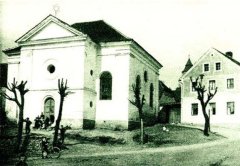 historické foto synagogy
