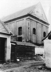 pohled na synagogu z jihovýchodu