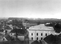 židovská čtvrť se synagogou
