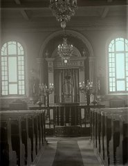 historické foto interiéru synagogy