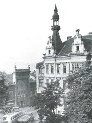 historické foto synagogy