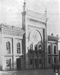 historické foto synagogy
