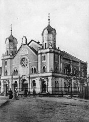 historické foto synagogy
