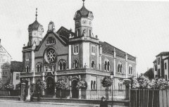 historické foto synagogy
