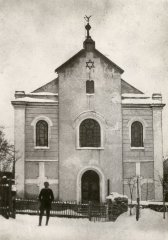 historické foto synagogy