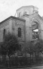 vypálená synagoga