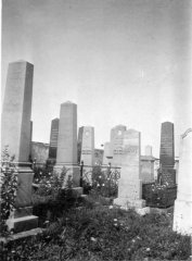 historické foto hřbitova