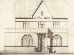 nákres Husova sboru