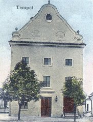 historické foto synagogy