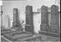 historické foto hřbitova