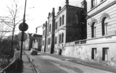 jižní průčelí před demolicí
