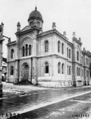 historické foto synagogy