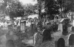 historické foto hřbitova