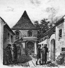 kresba synagogy