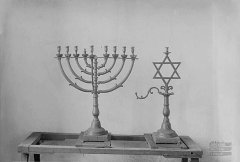 historické foto interiéru synagogy
