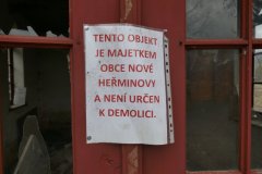 upozornění na kapli