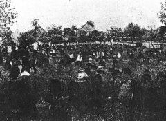historické foto hřbitova