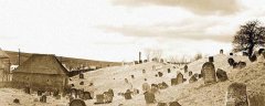historické foto hřbitova