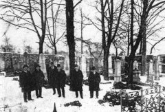 historické foto hřbitova