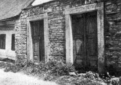 mužský a ženský vstup do synagogy