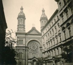 historické foto synagogy