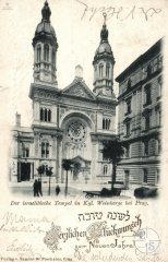 historické foto synagogy