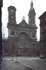 historické foto synagogy