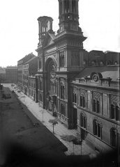 historické foto synagogy